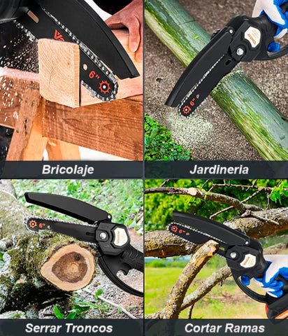 MOTOSIERRA INALÁMBRICA RECARGABLE