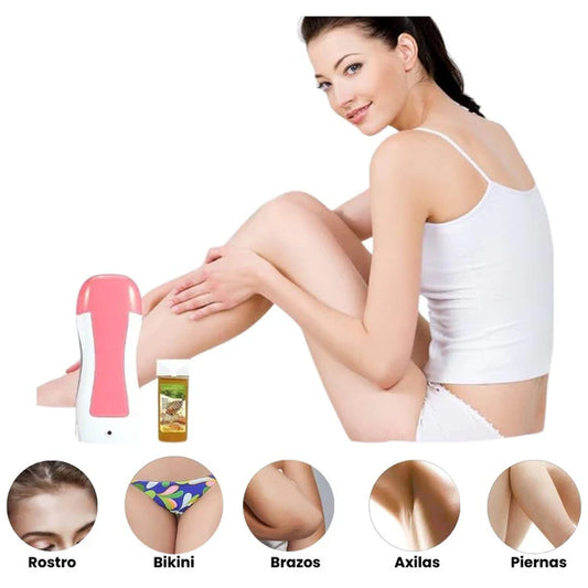 PROMOCIÓN 🔥 KIT CALENTADOR DE CERA ROLL-ON + 1 CERA = Gs. 165MIL