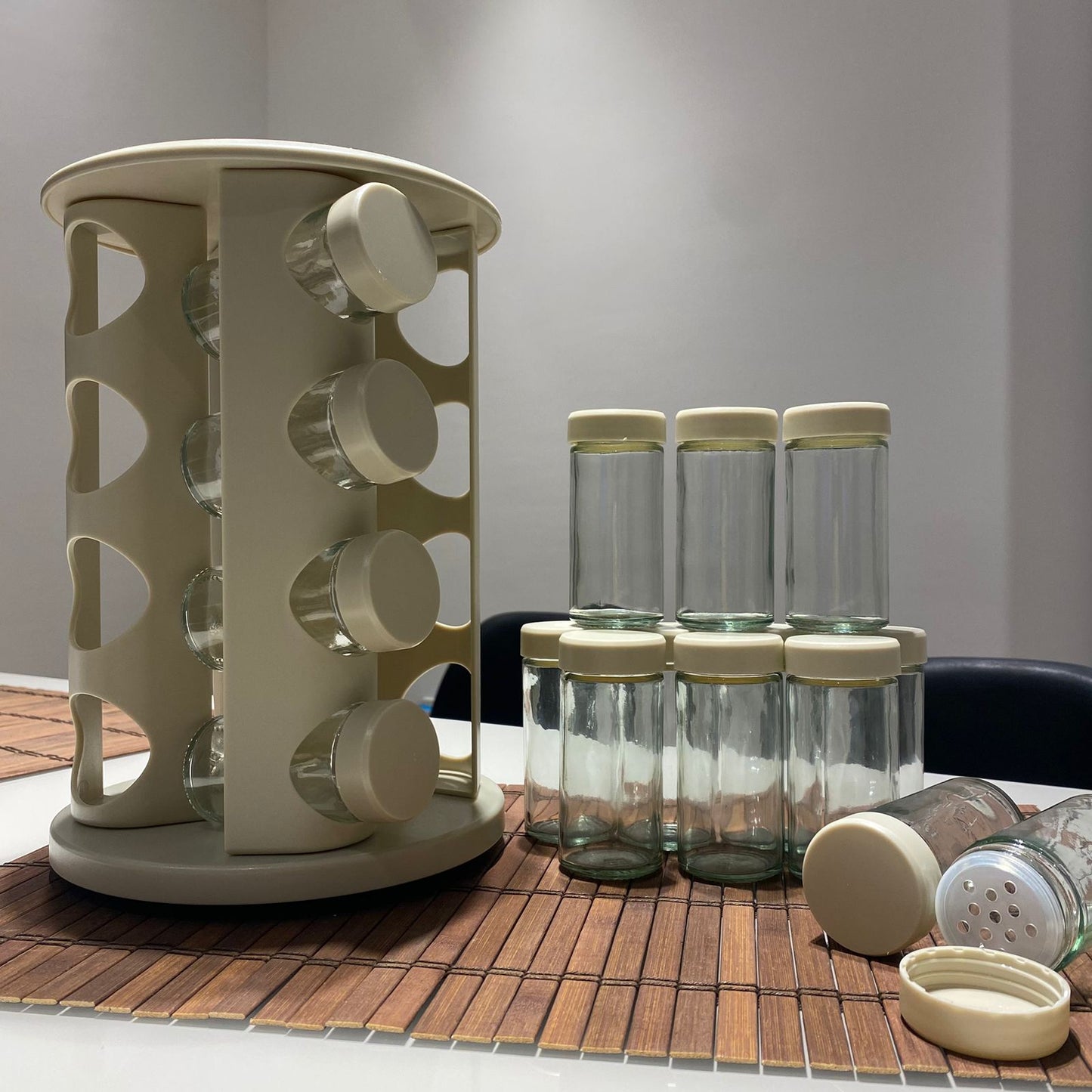 Súper Condimentero Giratorio 16 piezas